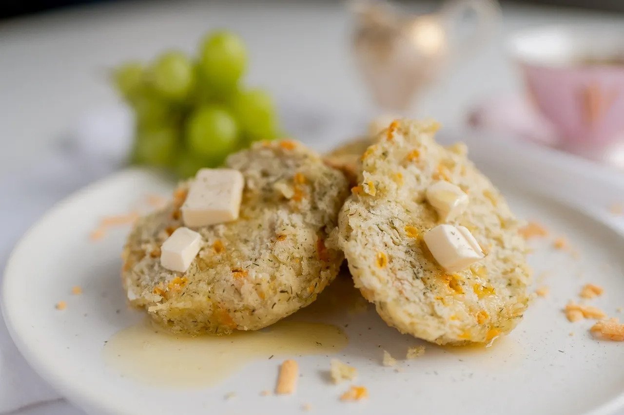 Cheesy Dill Tea Biscuits